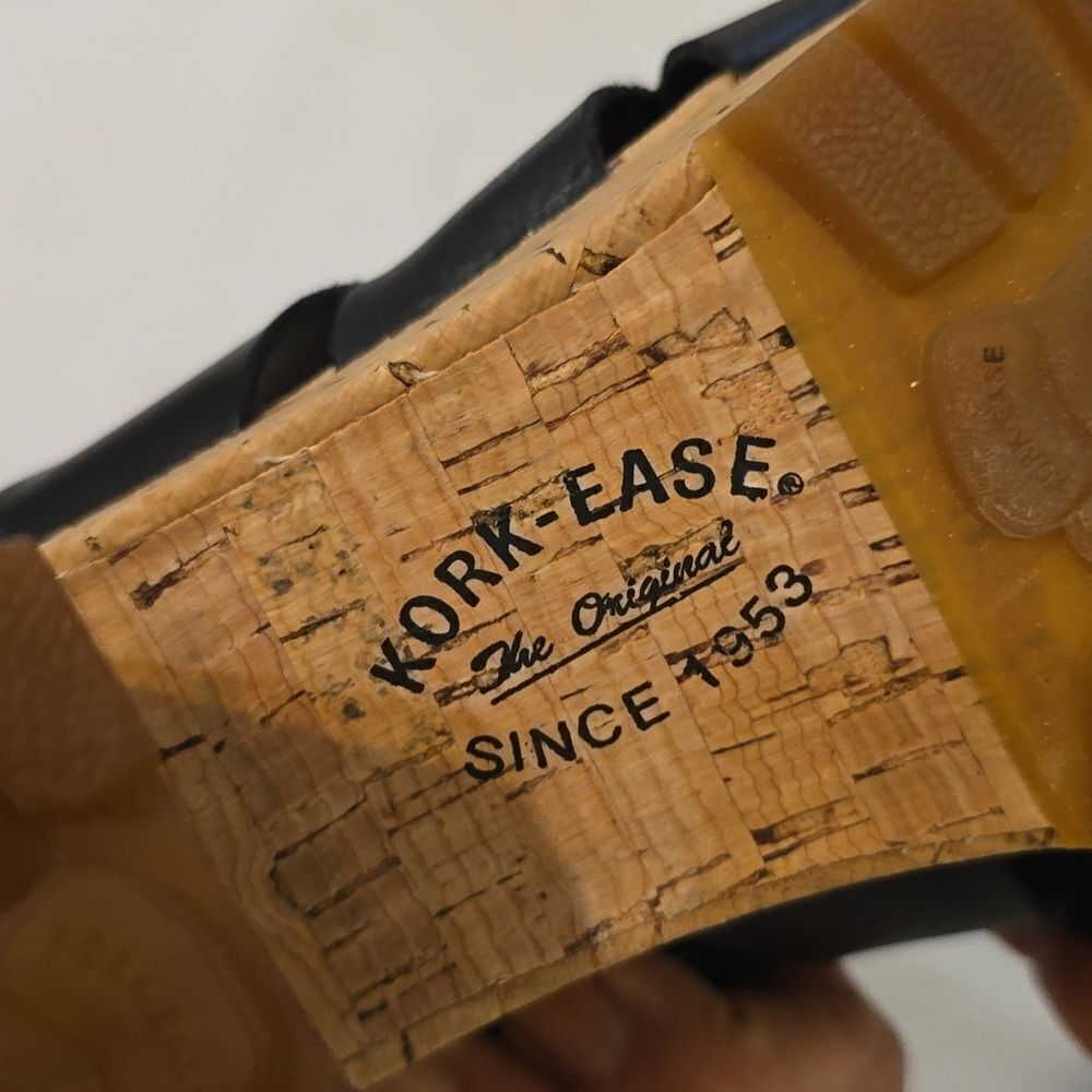 Black, Kork-Ease wedge. Size 7 - Picture 9 of 9